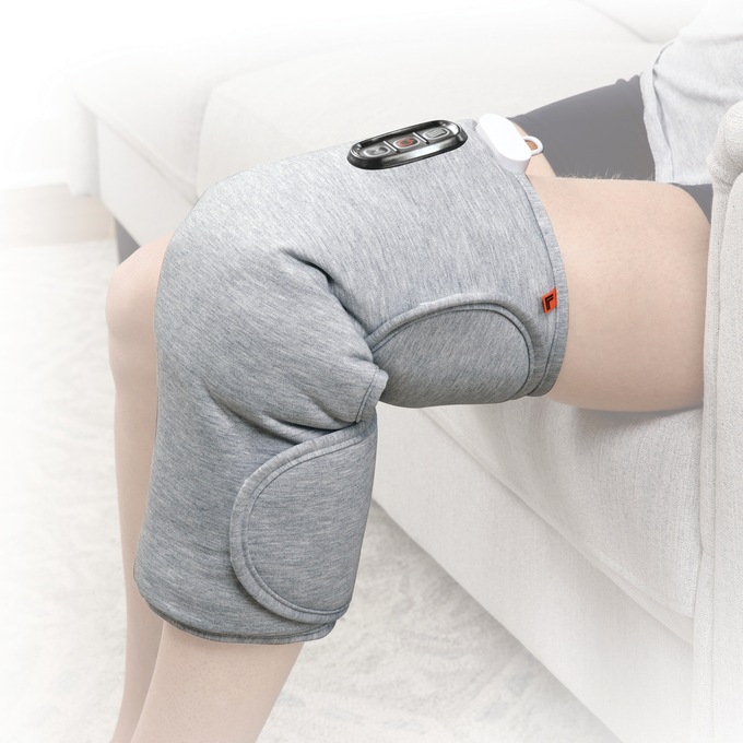 Calming Heat Massaging Knee Wrap, , large
