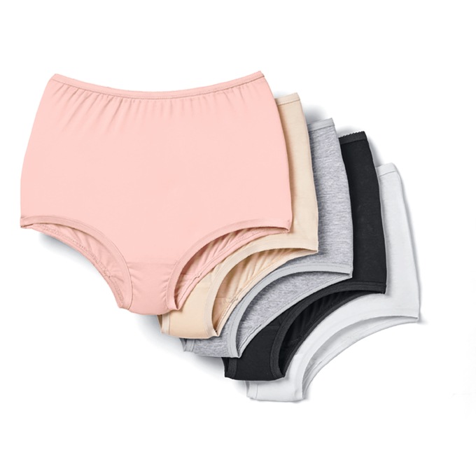 Cozee Corner&reg; 5-Pack Cotton Panties, , large