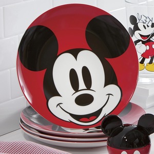 4-Piece Mickey Mouse Plate Set, , large
