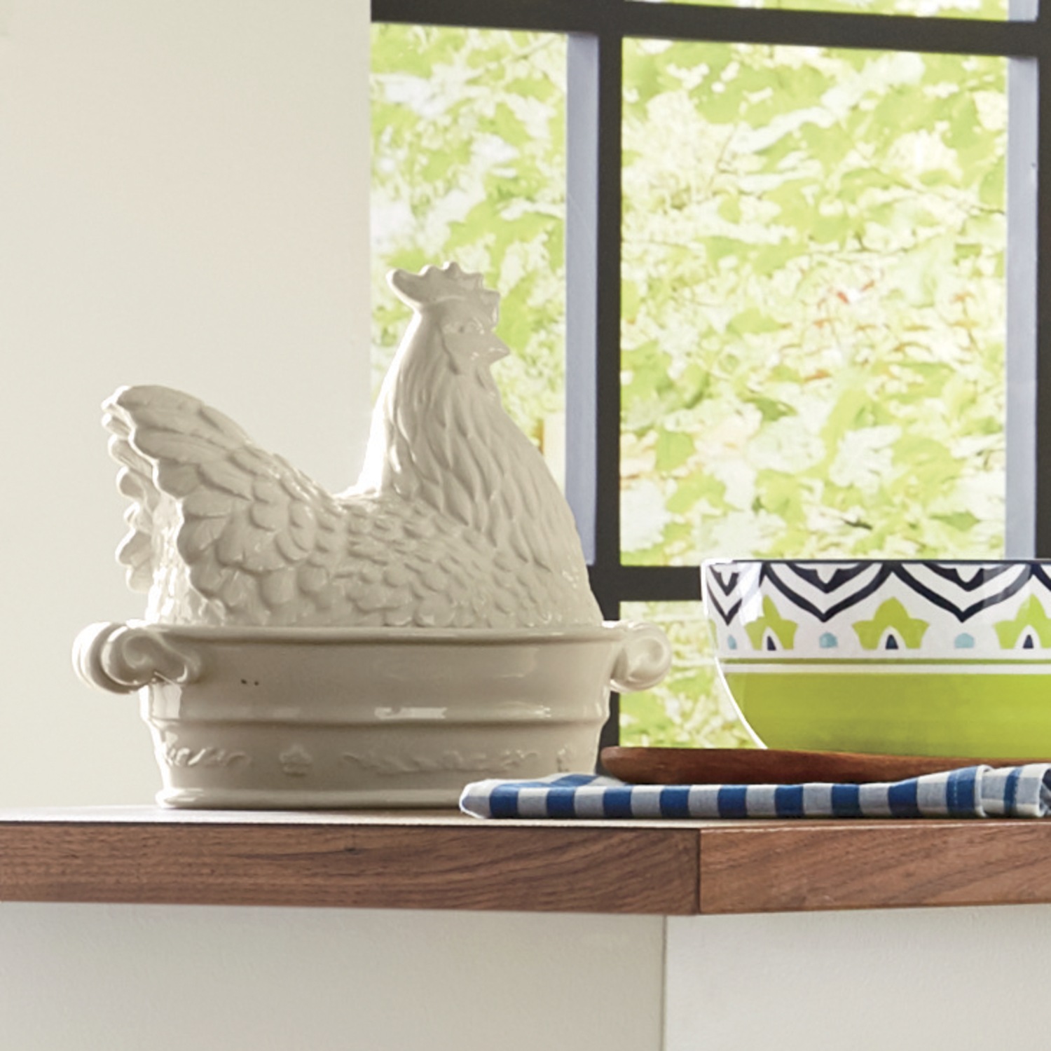 fitz and floyd ceramic rooster
