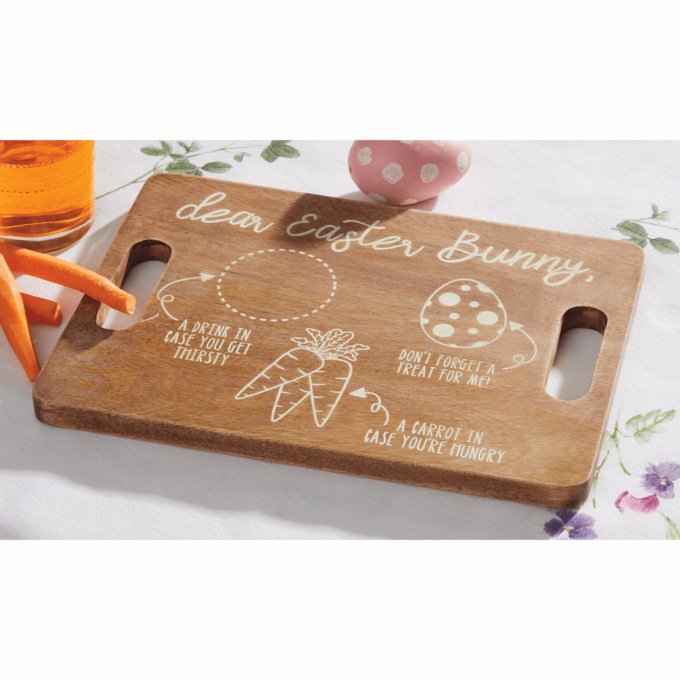 Wooden Easter Treat Tray, , large