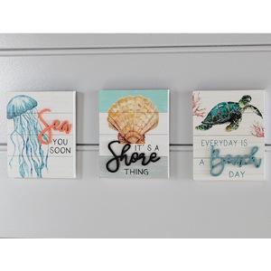 3-D Beach Time Word Signs, , large