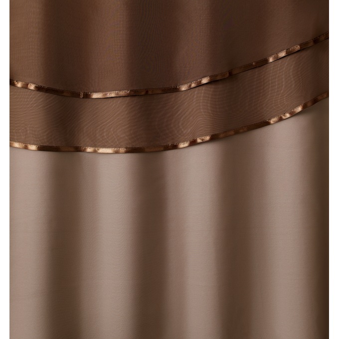 Elegance Ascot Valance, Chocolate, large