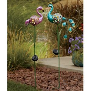 Solar Bird Stake – Buy Both and Save, , large