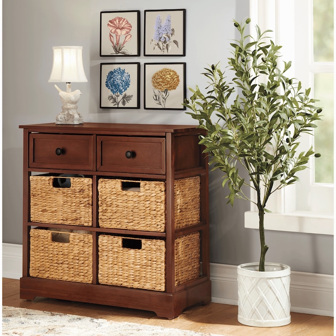 Set of 4 Vintage-Style Floral Art, , large