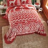Fair Isle Chenille Bedspread, , large