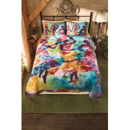 Dancing Women Quilt and Sham, , large
