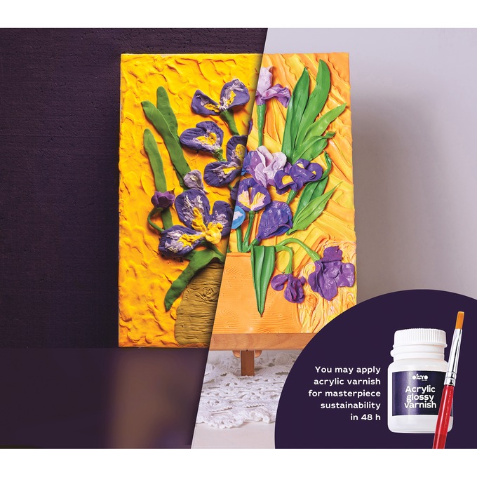 Sensory Art 3-D Clay Painting Kit, , large