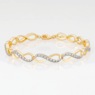 Diamond Infinity Bracelet, , large
