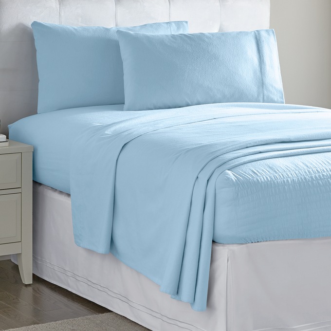 Bed Tite Cotton Flannel Sheet Set, , large