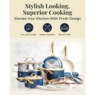 Gotham Steel Natural 15-Piece Ceramic Nonstick Cookware Set, , large