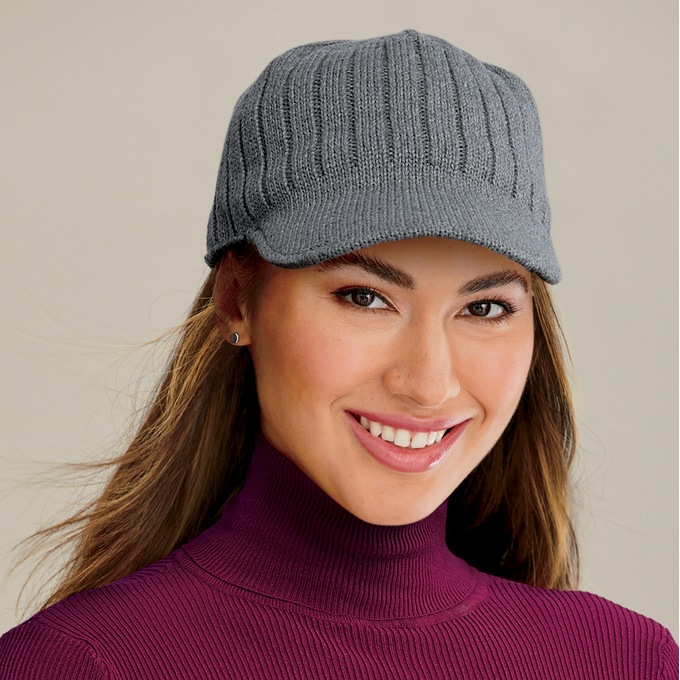 Knit Baseball Cap, , large