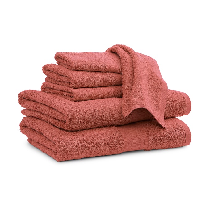 Color Connection® 6-Piece Cotton Towel Set, , large