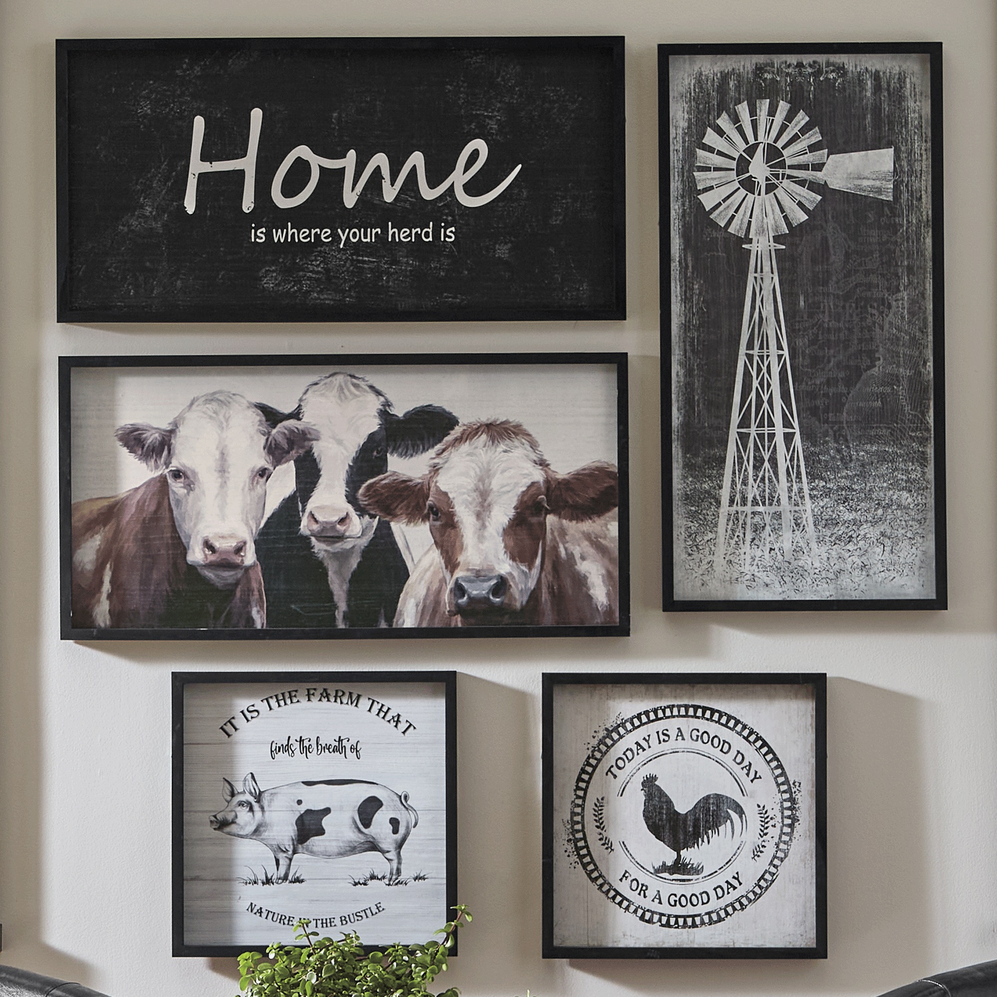5-Piece Home Herd Wall Gallery, , large