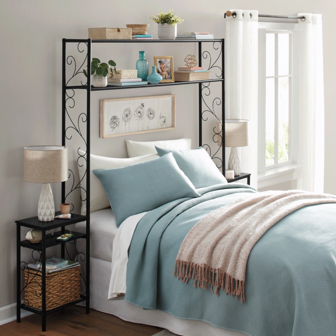 Jolie Powered Headboard with Nightstands, , large