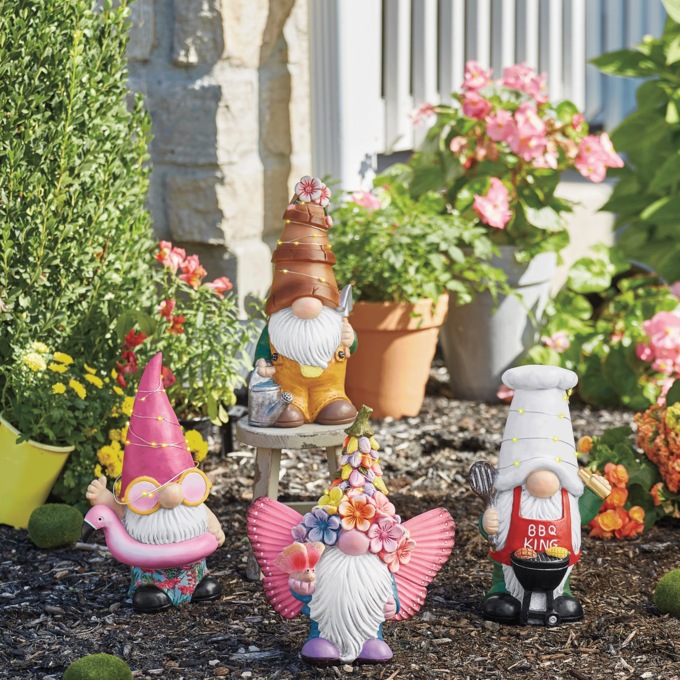 Solar Fun Garden Gnome, , large