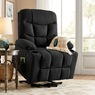 Colton Lift Recliner with Heat & Massage, Black, large