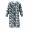 Henley Cotton-Blend Sweatshirt Dress, , large
