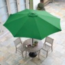 9' Market Umbrella, Green, large
