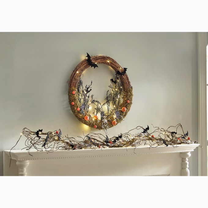 Halloween Garland and Wreath, , large