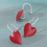 Set of 12 Heart Shower Curtain Hooks, , large