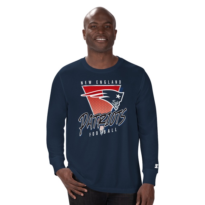 Men's Long-Sleeve NFL Crewneck Tee, , large