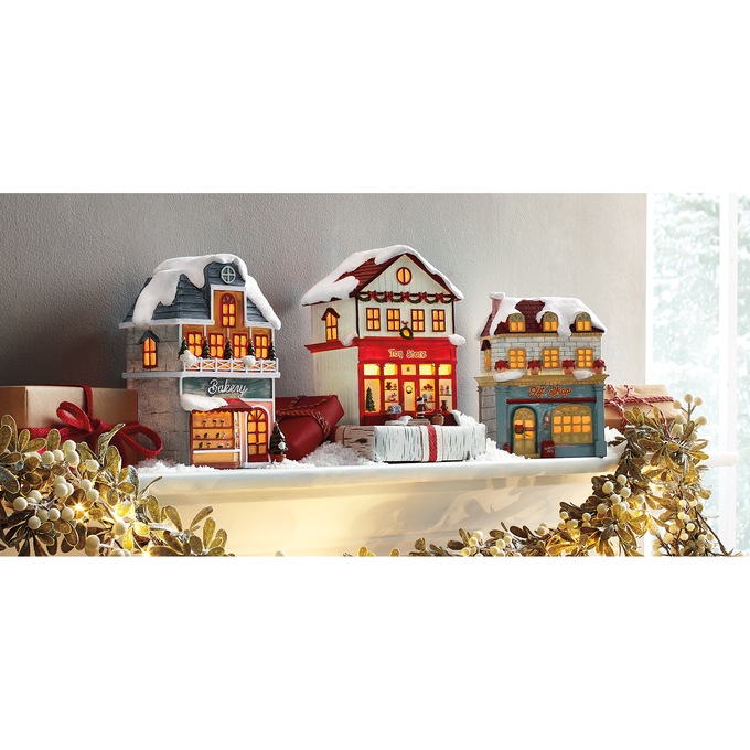 Lit Christmas Town, , large
