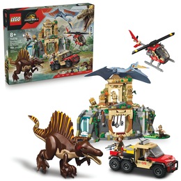 LEGO Jurassic World Spinosaurus &amp; Quetzalcoatlus Air Mission, , large