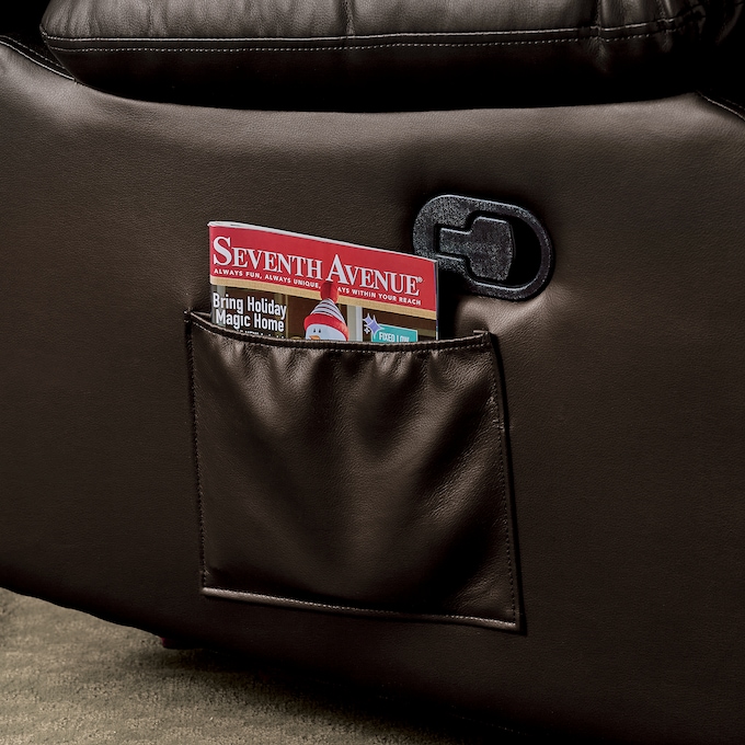 Overstuffed Recliner with Massage, , large