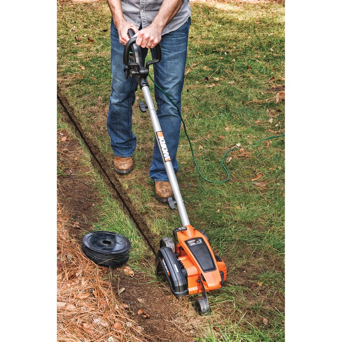 Worx 12-Amp Electric 7.5" Lawn Edger/Trencher, Black, large