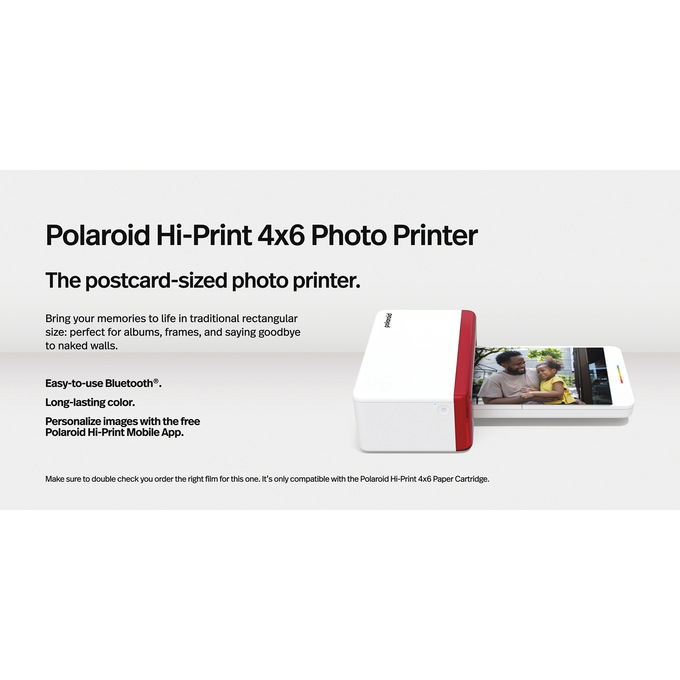 Polaroid Hi-Print Bluetooth 4x6 Photo Printer, , large