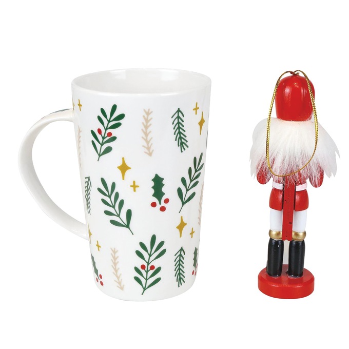 Nutcracker Mug & Ornament Gift Set, Multi, large