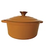 Set of 3 Cast Iron Dutch Ovens with Lids, Multi, large