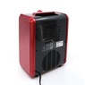 Optimus Mini Ceramic Fireplace, Red, large