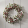 Frosted Mini Grape Leaf Wreath, , large