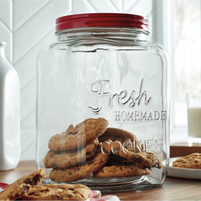 Glass Cookie Jar, , large