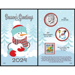 2024 Christmas Collectible Coin Card, , large