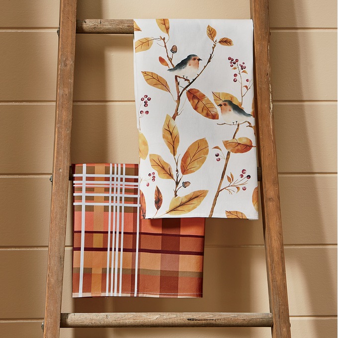 Set of 2 Harvest Kitchen Towels, , large