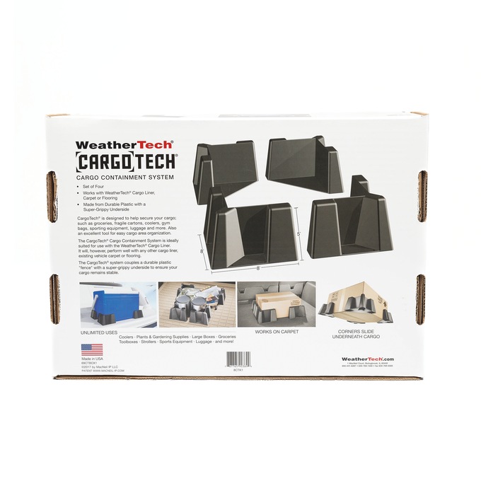 WeatherTech CargoTech Containment System, Black, large