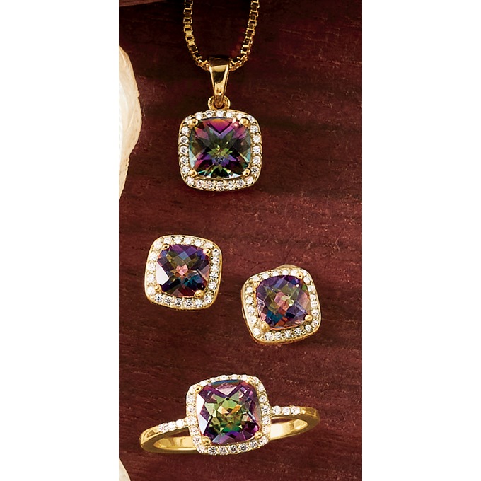 Gemstone Jewelry Set, , large