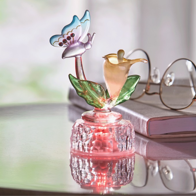 Lit Lily Butterfly Figurine, , large