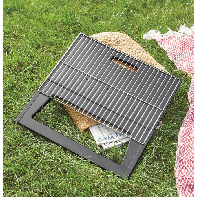 Fire Sense Notebook Portable Charcoal Grill, , large