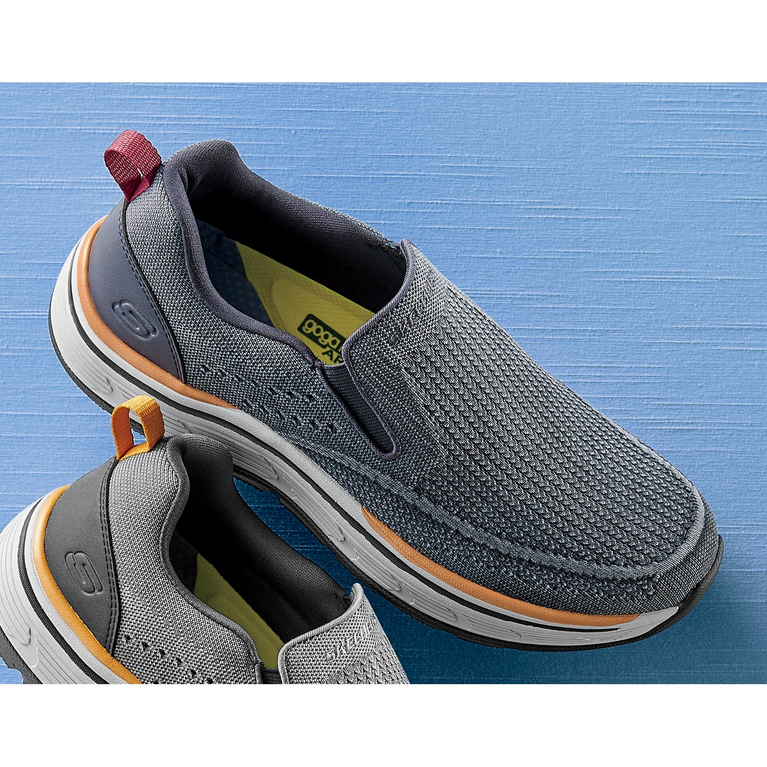 sketchers for men slip on