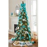 Poinsettia 6-Foot Pre-Lit Pop-Up Christmas Tree, , large