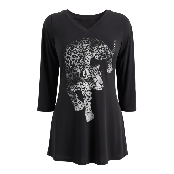 Animal Print Tunic, , large