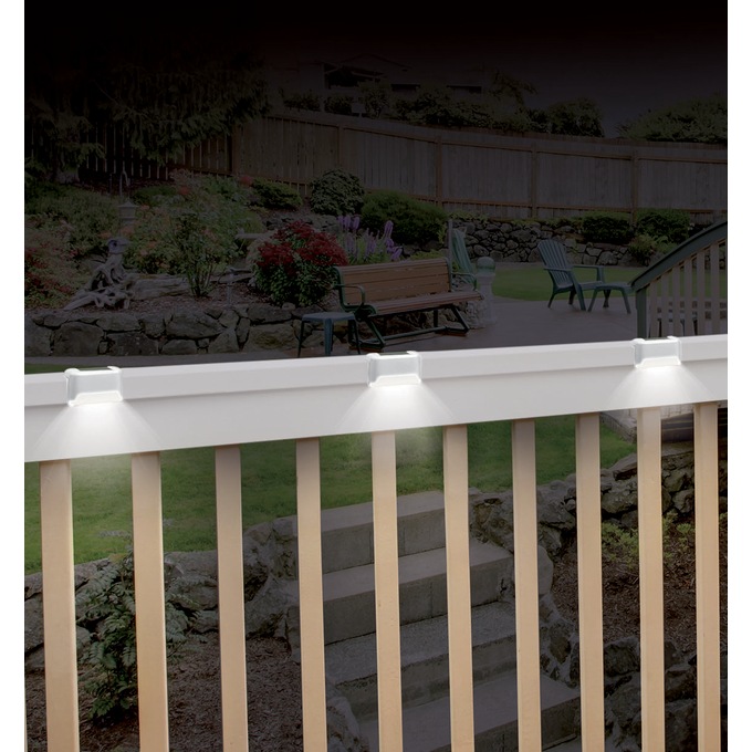 Sets of 3 sales solar deck lights