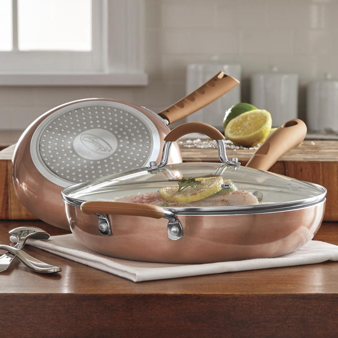 Ginny&amp;&#35;39;s 3-Piece Fry Pan Set, , large