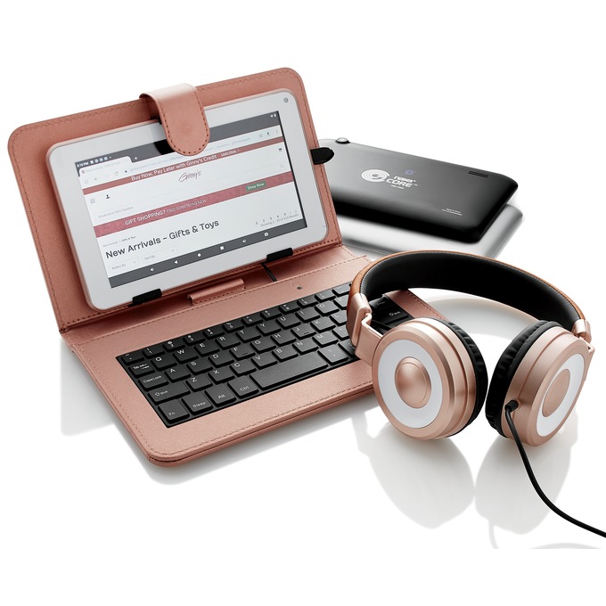 Naxa 10" Tablet with Keyboard and Headphones, , large