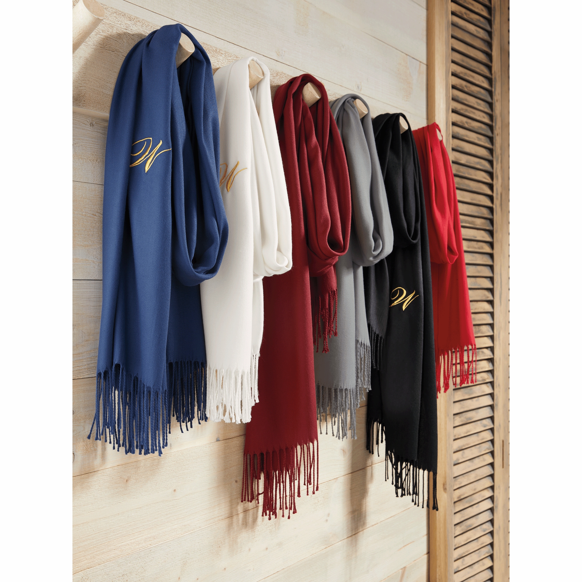 Personalized Fringe Scarf, , large