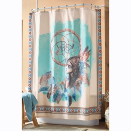 Sacred Spirits Shower Curtain, , large